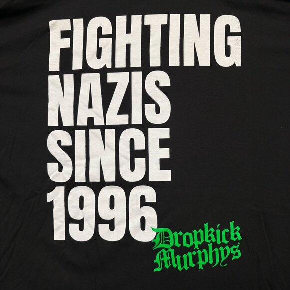 Dropkick Murphys Fighting Nazis Since 1996 Punk Band Tee XXL - Picture 3 of 4